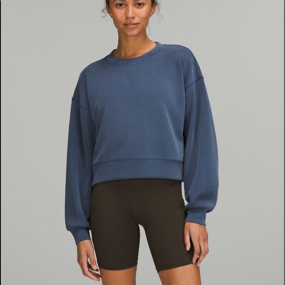 Lululemon perfectly oversized cropped crew